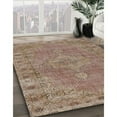 thumbnail image 3 of Ahgly Company Machine Washable Indoor Square Traditional Light French Beige Brown Area Rugs, 5' Square, 3 of 7