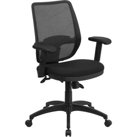 Flash Furniture Mid-Back Mesh Executive Swivel Office Chair with Adjustable Lumbar Support