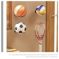 thumbnail image 3 of SEWACC 2 Pcs Support de Rangement en Métal pour Basketball Support Mural en Fer 11.8x5.9x2.4in, 3 of 8