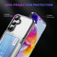 thumbnail image 3 of Decase Transparent Wallet Case for Samsung Galaxy S25,Wallet Case with Card Holder Kickstand Card Holder Clear Hard+PC Soft TPU Hybrid Shockproof Cover for Samsung Galaxy S25 Phone Case,Black, 3 of 7