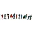thumbnail image 4 of 12 minifiguras de personas a escala 1/87, regalos, colecciones, decoración de casas de muñecas, figuras de diorama, escenas en miniatura para trenes, 4 of 9