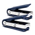 thumbnail image 1 of Cortador de uñas EDJY Precision de acero inoxidable, paquete de 2 unidades, azul marino, 1 of 5