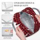 thumbnail image 3 of Fotbe Christmas Tree Buffalo Plaid Bolsa de Almuerzo con Estampado, Lonchera Aislada, Contenedor de Comida Reutilizable Tipo Cooler a Prueba de Fugas, 3 of 6