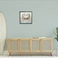 thumbnail image 3 of Stupell Industries Detailed Sea Crab Animals & Insects Painting Black Framed Art Print Wall Art, 24 x 24, 3 of 9