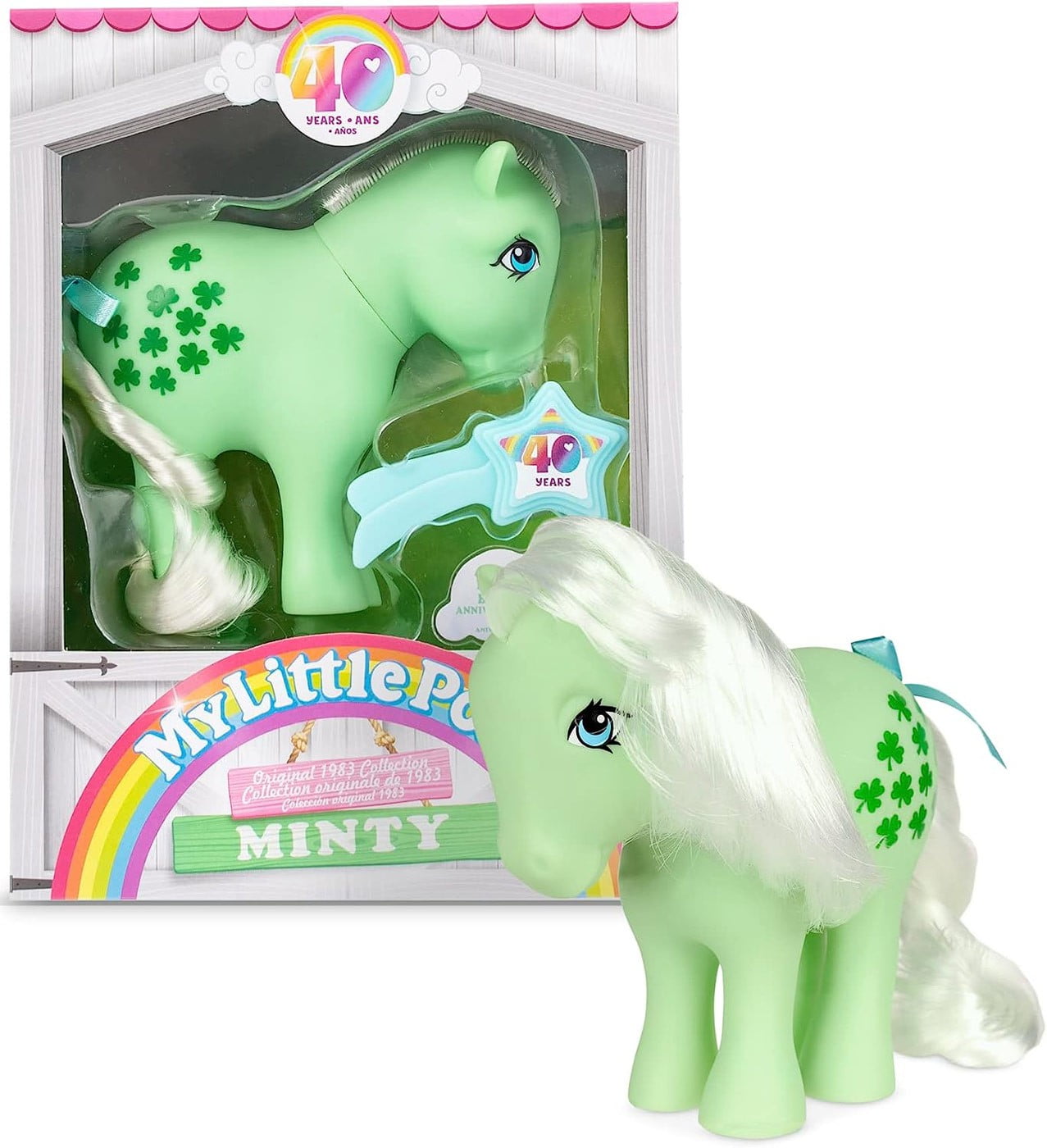 Basic Fun! My Little Pony Collectible Dolls with Ribbon, 6.7 Basic Fun! My Little Pony Collectible Dolls with Ribbon, 6.7
