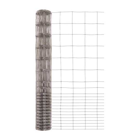 Valla de alambre soldado para jardinería, artesanía, acero galvanizado, 1 x 12 m