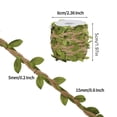 thumbnail image 3 of Burlap Leaf Ribbon,Simulation Leaves Twine Wax Simulation Leaves Hemp Rope DIY Craft Jute Rope Modern Innovation, 3 of 7