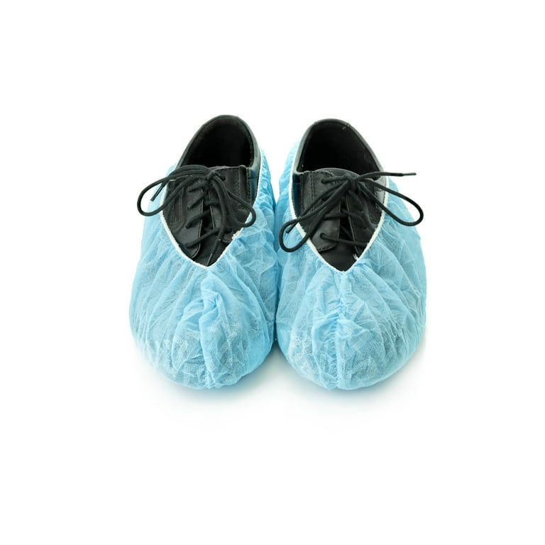 Personal Touch Disposabe Non-Skid Shoe Covers Blue 300 Pieces