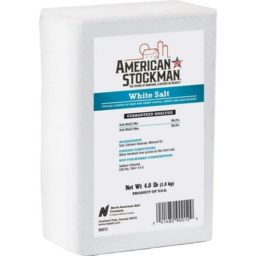 Plain White Salt Block Pack of 15