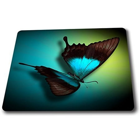 POPCreation 3D Big blue butterfly Mouse pads Gaming Mouse Pad 9.84x7.87