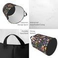 thumbnail image 4 of Kll Mushrooms Snails Butterflies Waterproof Foldable Laundry Hamper Bucket With Handles For Storage Bin,Kids Room,Home Organizer (Small), 4 of 8