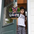 thumbnail image 6 of TERGAYEE Patriotic Wooden Hanging Door Decorations,Memorial Day Wood Sign for 4th of July Front Door Wall Porch Decor,Hanger Sign for Home House Indoor Outdoor Festival Independence Day Decoration, 6 of 6