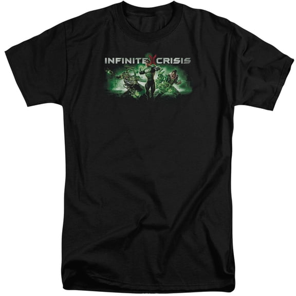 Infinite Crisis Ic Green S/S Adult Tall Black
