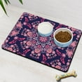 thumbnail image 2 of Abstract Paisley Art Dog Feeding Mat - Elegant Non-Slip Pet Bowl Mat, Multi-Layer Absorbent & Waterproof Floor Protector, 2 of 4