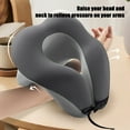thumbnail image 5 of Napping Pillow Office Neck Pillow Ergonomic U Shape Foam Adjustable Strap Soft Support for Desk Lunch Break Student Travel Airplane Car Home Easy Clean, 5 of 5
