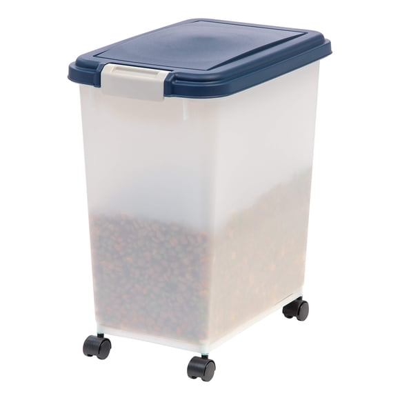 Recipiente de almacenamiento de comida para perros IRIS USA, hermético, capacidad de 30 kg