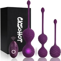 Kegel Balls for Women with Remote Control, Doctor Recommended Kegal Balls Pelvic Floor Strengthening Device Women and Kegel Exercises Products, Kegel Exercise Weights for Beginners & Advanced(Purple)