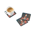 thumbnail image 5 of Basenji Christmas Foam Coaster Set of 4 3.5 in x 3.5 in, 5 of 5