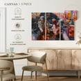 thumbnail image 4 of Elephant Stock Jazz Club Yellow Wall Art - Horizontal Multi Panel Canvas - Living Room Wall Decor - Music Multi Panel - Gray And Orange Decor - 57" x 36", 4 of 4