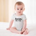 thumbnail image 2 of Aunties New Man - Baby Clothes - Funny Newborn Bodysuit Outfits for Boys White-style-1 18months, 2 of 7