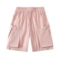 thumbnail image 1 of Odeerbi 5-18 Años Niños Niñas Verano Deportes Pantalones Cortos Bermudas de Secado Rápido Casual Transpirable Pantalones Cortos, 1 of 5
