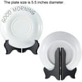 thumbnail image 4 of 4 Packs Wooden Display Stand Plate Holder Easels (4 Inch, Black), 4 of 6
