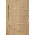 thumbnail image 5 of Jvini Women's Pull On Capri Pants Stretch Knit Denim Capri Jeggings With Pockets  Size S-3XL, 5 of 5