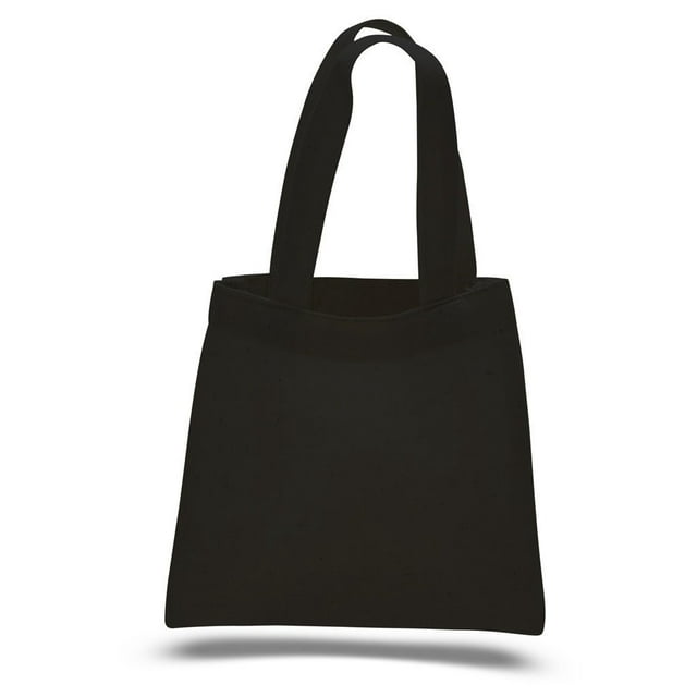 (48 Pack) 4 Dozen 6" Mini size Cotton Tote Bags Gift Bags by