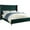 Green, variant on Aiden Green Velvet Full Bed-Color:Green Velvet,Style:Contemporary