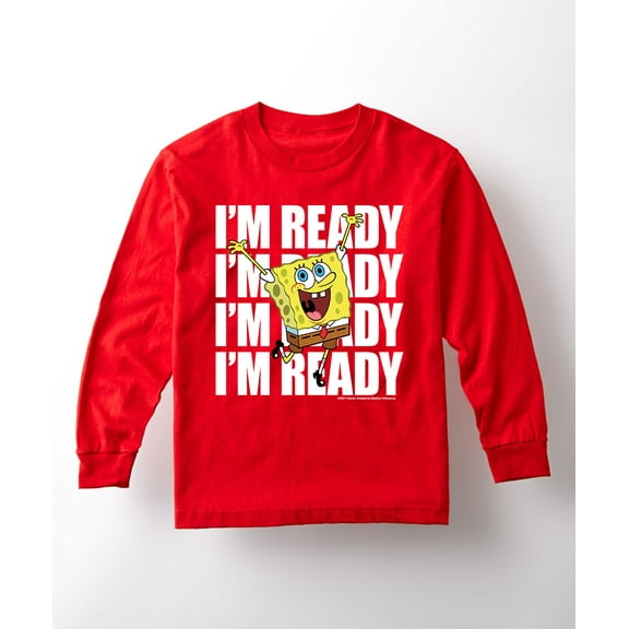 SpongeBob SquarePants - I'm Ready - Toddler And Youth Long Sleeve T-Shirt