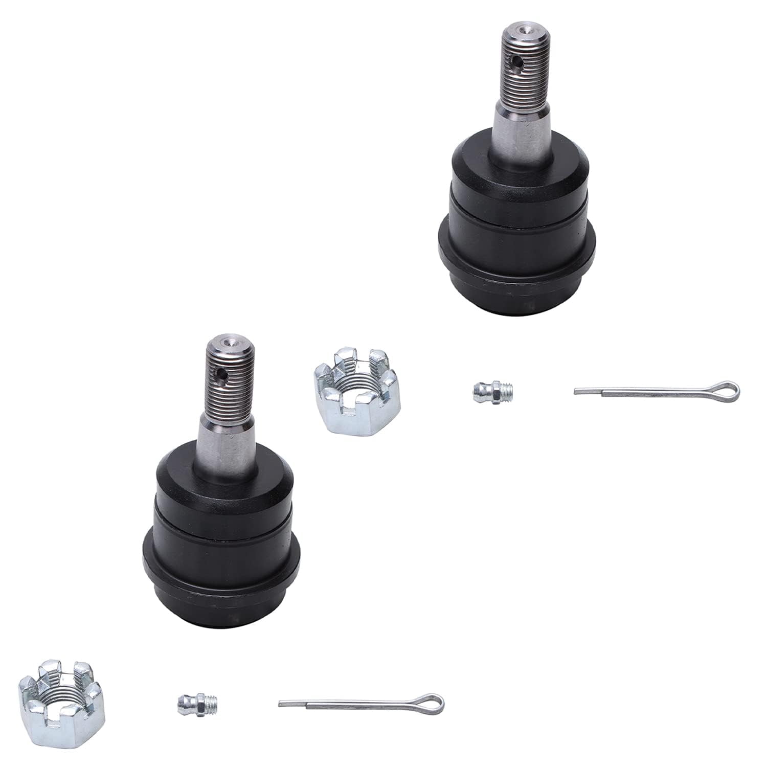 Detroit Axle - 13pc Front Suspension Kit for 4WD 2000 2001 2002 Dodge Ram 2500 3500, 4 Upper & Lower Ball Joints, 4 Inner & Outer Tie Rods, 2 Sway Bars, 2 Adjusting Sleeves, Track Bar