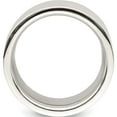 thumbnail image 3 of Sterling Silver Ss 12mm Comfort Fit Flat Size 5 Band Made In United States qcfb120-5, 3 of 6