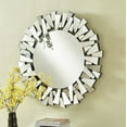 thumbnail image 2 of Sparkle 31.5 in. Contemporary Round Mirror in Clear, 2 of 2