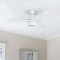 thumbnail image 3 of Honeywell Eamon 52" Modern Bright White Remote Control Ceiling Fan with Integrated LED Light, 3 Blade, 3 of 10