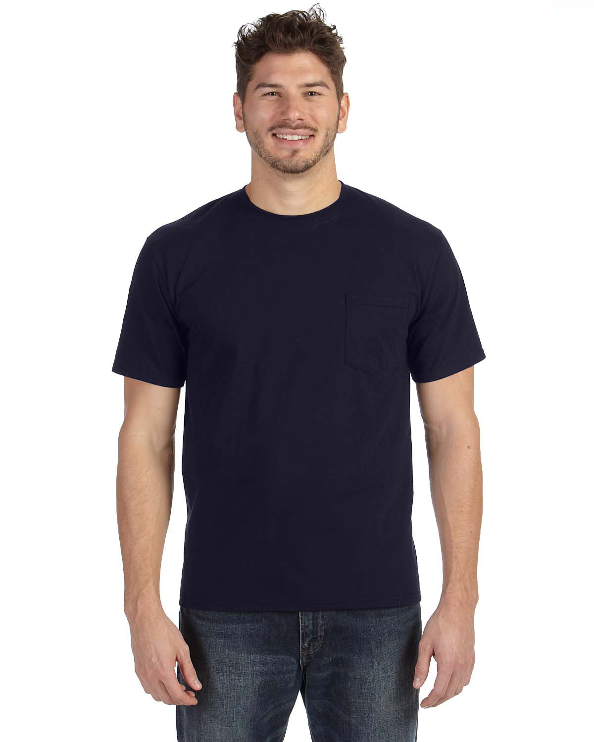 Mens Clementine Heavyweight Ringspun Pocket T-Shirt - Walmart.com
