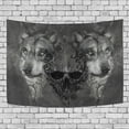 thumbnail image 3 of MYPOP Skull Wolf Tapestry Wall Decor Living Room Dorm Tapestries DIY 60 x 40 inches, 3 of 4