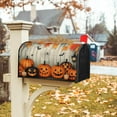 thumbnail image 2 of Halloween Mailbox Covers Magnetic Fall Spooky Pumpkin Mailbox Cover Standard Size 21 x 18 Inch Autumn Farmhouse Mail Box Wraps for Farmhouse Garden Yard Decor, 2 of 6