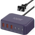 thumbnail image 1 of Cargador rápido USB C, 100 W, GaN, 6 puertos, estación de carga BREEKET, 1 of 8