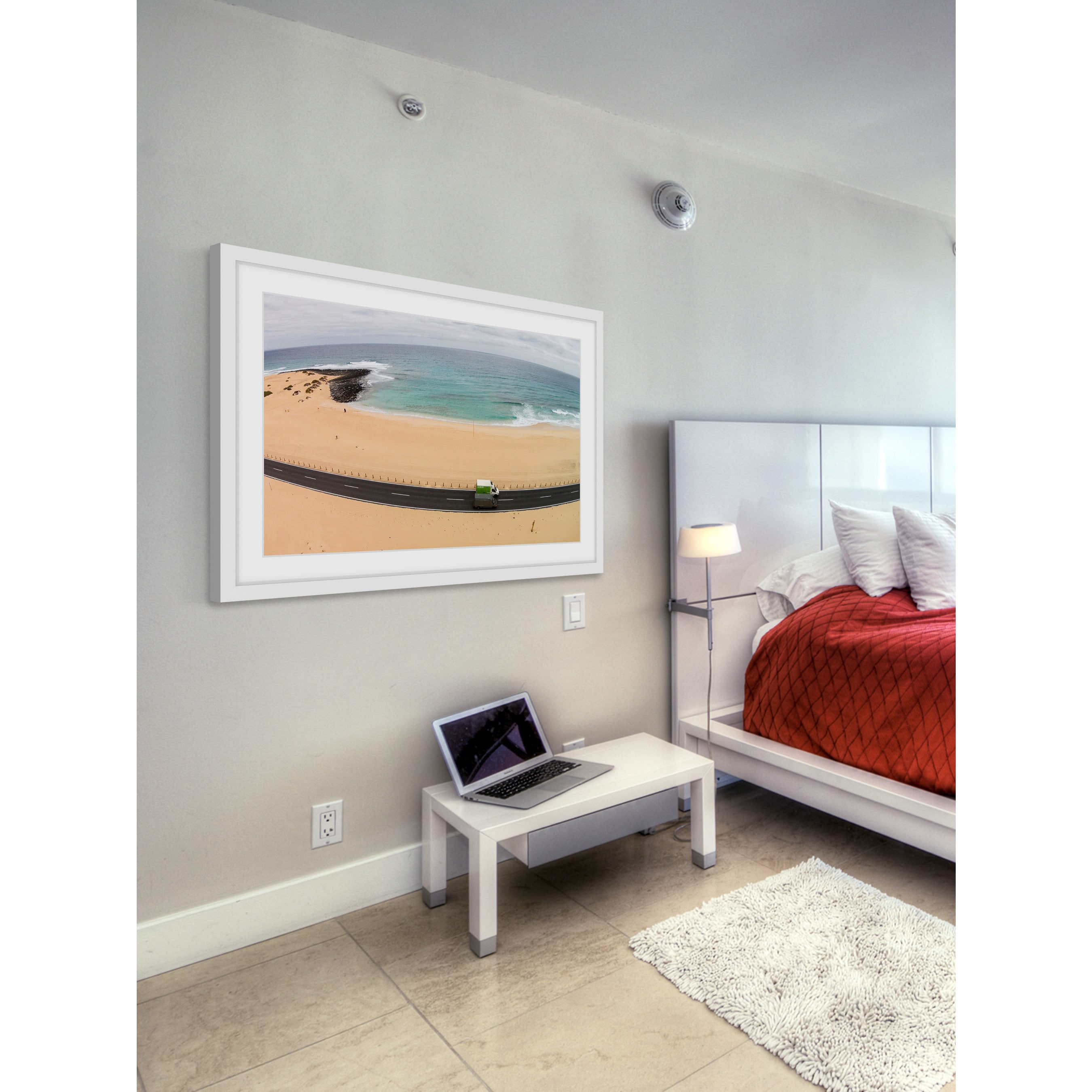 Marmont Hill "Rounding The Curve" By Karolis Janulis Framed Painting Art Print, 24.0" x 1.5"