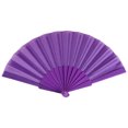 thumbnail image 5 of Mosey Floral Lace Folding Fan Solid Color Strong Structure Portable Handheld Fan for Weddings Parties Travel, 5 of 8
