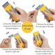 thumbnail image 3 of 2 Pack, Razor Scraper Set With 10 Blades, Razor Scraper, Window Scraper, Scraper Tool, Glass Scraper, Retractable Razor Blades, 3 of 5