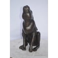 thumbnail image 4 of Nifao Rabbit Gazing Up Bronze Statue – Home Decor Sculpture, 8"L x 14"W x 16"H, 4 of 10