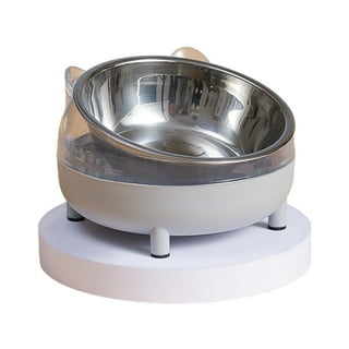 Elevated Dog Double Bowls, Raised Slow Feeder Dog Bowl No Spill Water Bowl  With 4 Height Adjustable Stand For Small Medium And Large Dogs - Temu