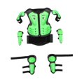 thumbnail image 3 of funtasica Kids Motorcycle Body Chest Protector for Motocross Skating Riding Children Green, 3 of 8