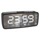 thumbnail image 2 of Radio despertador digital, reloj con pantalla LED, maquillaje, dormitorio, espejo, , oficina, dormitorio, reloj, despertador con repeti Negro Macarena reloj despertador digital, 2 of 7