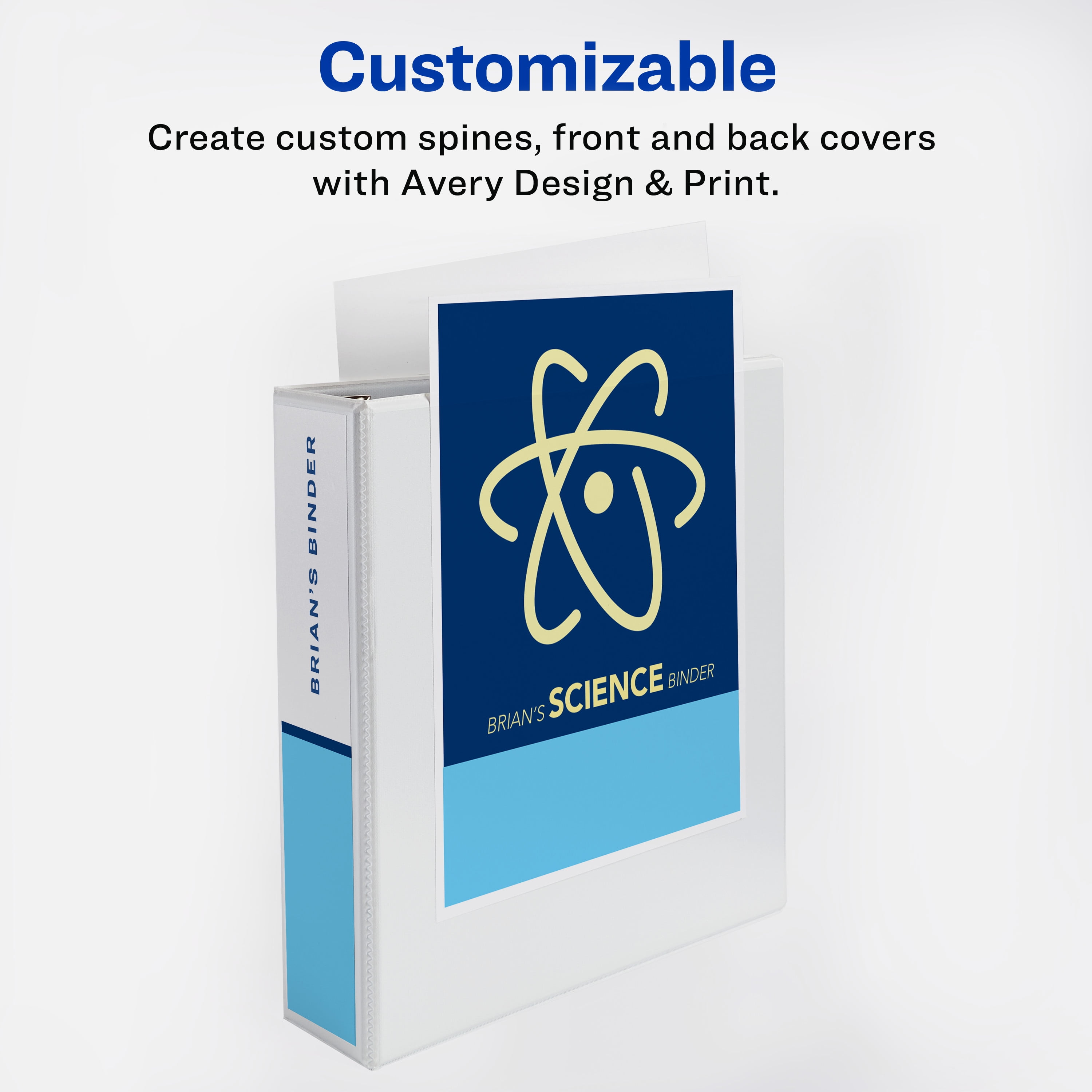 Avery 2" Ring Binder, 8 Tab Dividers, Sheet Protectors, Set (01685)