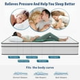 thumbnail image 3 of YRLLENSDAN 12 Inch Innerspring Mattress in a Box with Bamboo Charcoal Gel Memory Foam Fiberglass Free CertiPUR-US Certified Medium Firm Spring Mattress Pressure Relief,Full, 3 of 7