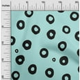 thumbnail image 2 of oneOone Cotton Poplin Sky Blue Fabric Polka Sewing Material Print Fabric By The Yard 42 Inch Wide-77, 2 of 6