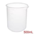 thumbnail image 2 of 3 Piezas de Taza Medidora Laboratorios PP Vaso Graduado 500ml, 2 of 5