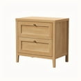 thumbnail image 6 of Joyyskill Nightstand with 2 Drawers, Wooden End Tables with Large Storage, Bedside Table, Natural Oak, 6 of 8